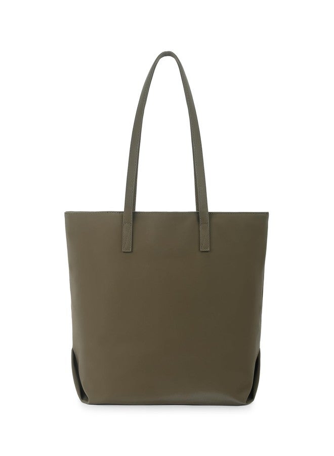 Fastrack Casual Tote Bag For Girls, Large Size With A Zipper Closure And Padded Laptop Compartment, Compatible With Laptops Up To 14 Inches, Double Handle Bag, Grey - Image 5